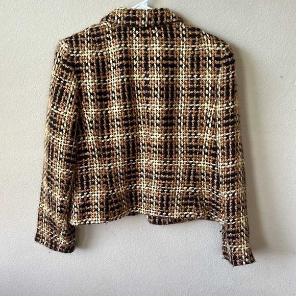 A Line Women Yellow Blazer 10 Petites - Picture 4 of 4